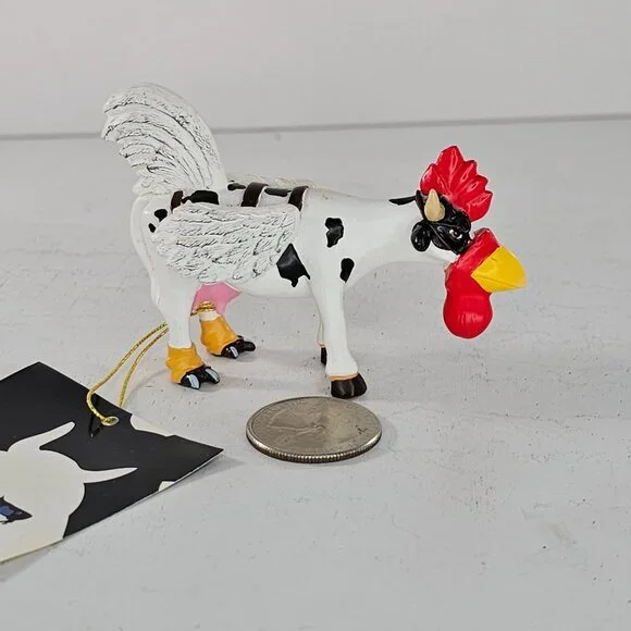 Cow Parade Mini Moo Cow-Moo-Flage Figurine Adam Rini #26238 Cow